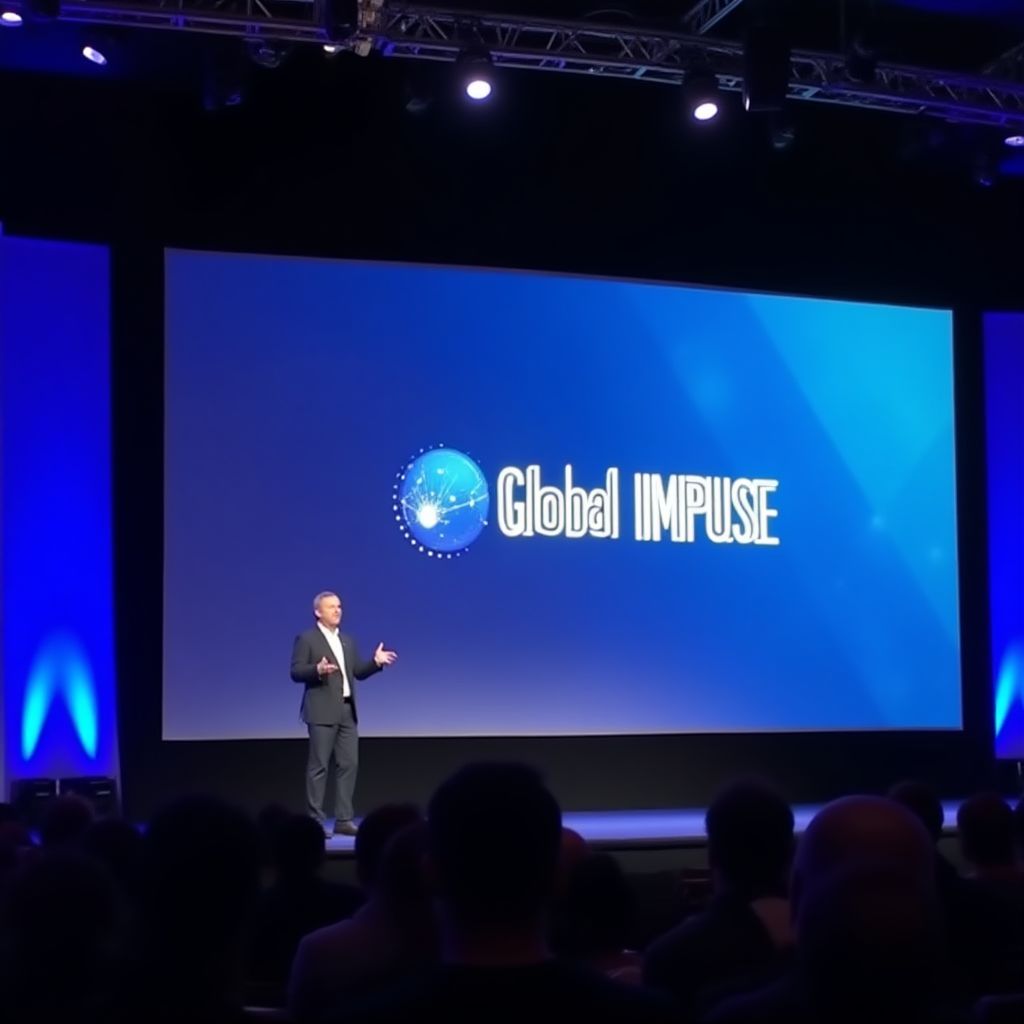 Orador principal en un evento de Impulso Global